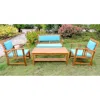 International Caravan Royal Tahiti Brisbane Acacia 4-piece Settee Group With Cushions