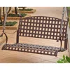 International Caravan Santa Fe Iron Nailhead Hanging Swing