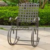 International Caravan Santa Fe Iron Nailhead Rocker
