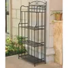 International Caravan Santa Fe Nailhead 4-tier Bakers Rack