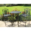 International Caravan Set Of Three Iron Bar Bistro
