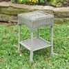 International Caravan Small Pvc Resin Side Table