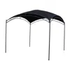 International Caravan St. Kitts 10-foot Square Dome Top Gazebo, Black