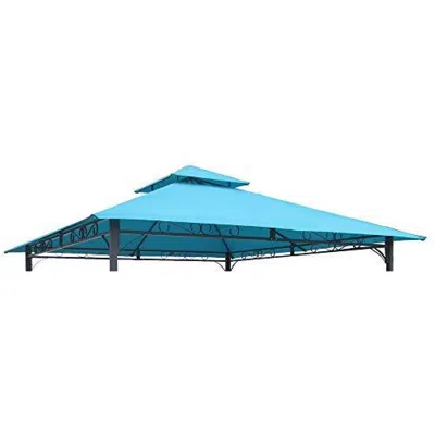 International Caravan St. Kitts Replacement Canopy For 10 Ft. Canopy Gazebo In Blue