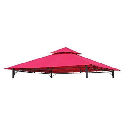 International Caravan St. Kitts Replacement Canopy For 10 Ft. Canopy Gazebo In Pink