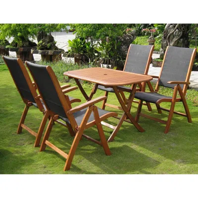 International Caravan Tordera Royal Tahiti Set Of Five Dining Group