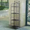 International Caravan Valencia 4-tier 12" Wide Plant Stand