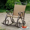 International Caravan Valencia Resin Wicker/steel Rocker