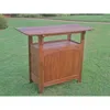 International Caravan Wood Bar Table
