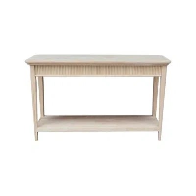 International Concepts Haven Sofa Table In Unfinished