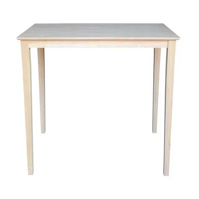 International Concepts Johnny Dining Table In Unfinished