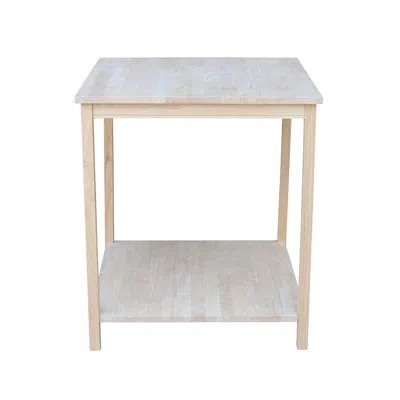 International Concepts Printer Stand Book Cart In Unfinished,ready To Finish