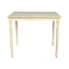 International Concepts Turned Counter Height Solid Wood Dining Table In Neutral