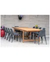 International Home Miami Amazonia 13pcs Patio Rectangular Extendable Dining Set