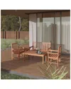 International Home Miami Amazonia Eucalyptus Patio Set