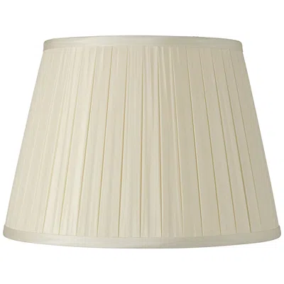 International Shades Eggshell Box Pleat Silk Shade 5x8x6 (spider)