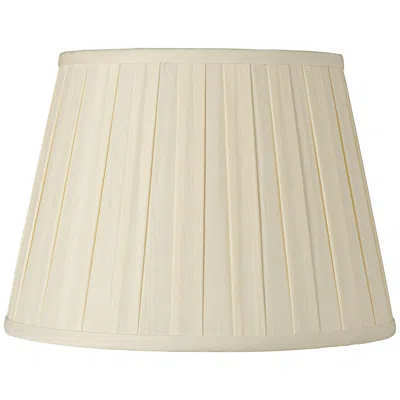 International Shades Eggshell Euro Box Pleat Shade 10x14x10 (spider)