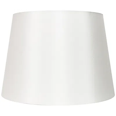 International Shades Off-white Silk Drum Lamp Shade 15x18x12 (spider)
