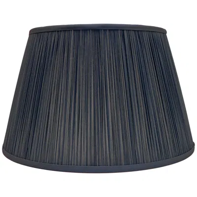International Shades Shirred Slate Chandelier Shade 3x4.5x4.75 (clip-on)
