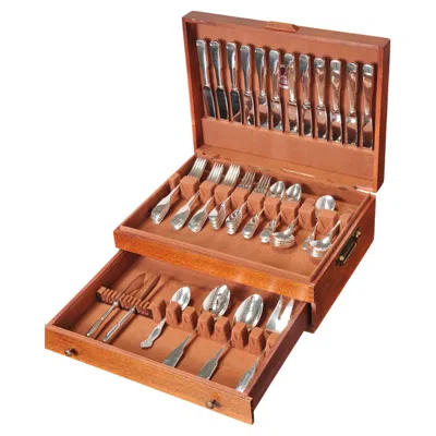 Pre-owned International Silver 1810 International Sterling Silver Flatware Set 72 Pc In Brown