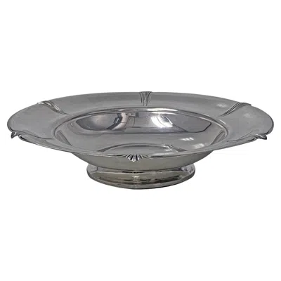Pre-owned International Silver Art Deco Sterling Silver Centerpiece Dish,  Co, C.1940