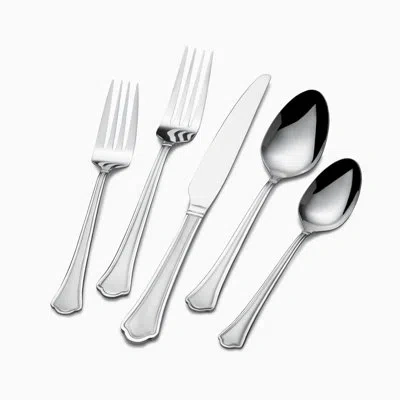 International Silver Capri Frost 51 Piece Flatware Set, Service For 8