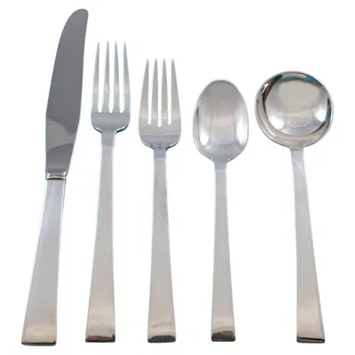 Pre-owned International Silver Continental By International Sterling Silver Flatware Service For 12 Set 66 Pcs