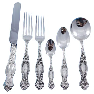 Pre-owned International Silver Frontenac By International Sterling Silver Flatware Service 18 Set 108 Pc Dinner