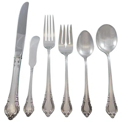 Pre-owned International Silver Grand Recollection, International Sterling Silver Flatware Set Service 56 Pieces