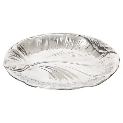 Pre-owned International Silver International Sterling Silver H251 Repousse Lily Serving Tray
