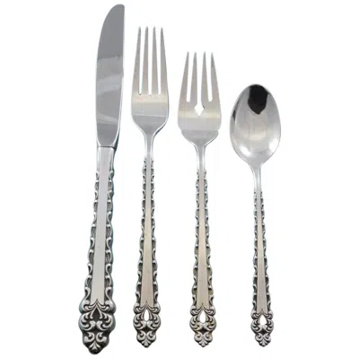 Pre-owned International Silver La Strada By International Sterling Silver Flatware Service Set 28 Pieces