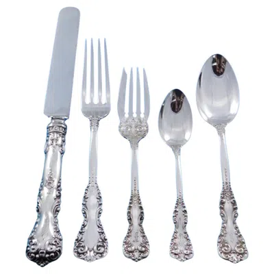 Pre-owned International Silver Revere By International Sterling Silver Flatware Service 12 Set 63 Pcs Dinner