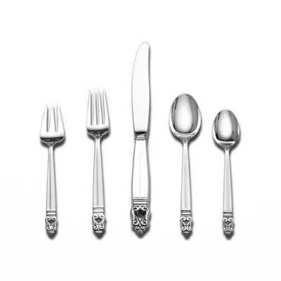 International Silver Royal Danish Hostess Helper Steak Carving Fork