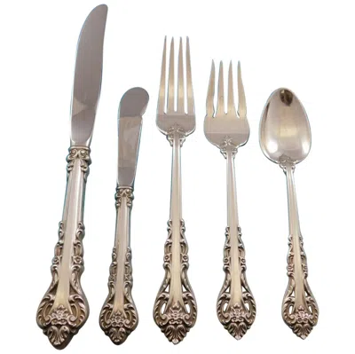 Pre-owned International Silver Silver Masterpiece By International Sterling Flatware Set Service 47 Pieces