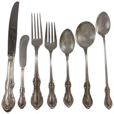 Pre-owned International Silver Southern Colonial, International Sterling Silver Flatware Service 12 Set 94 Pcs