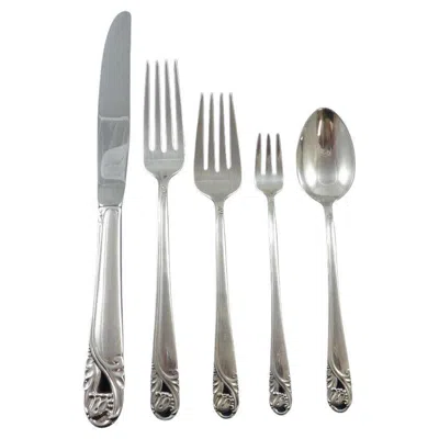 Pre-owned International Silver Spring Glory By International Sterling Silver Flatware Service 12 Set 66 Pieces