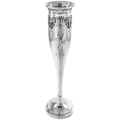 Pre-owned International Silver Sterling Bud Vase In Silver