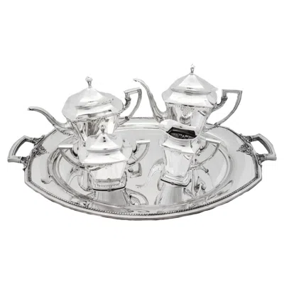 Pre-owned International Silver Sterling Silver Art Deco “trianon” Tea Set
