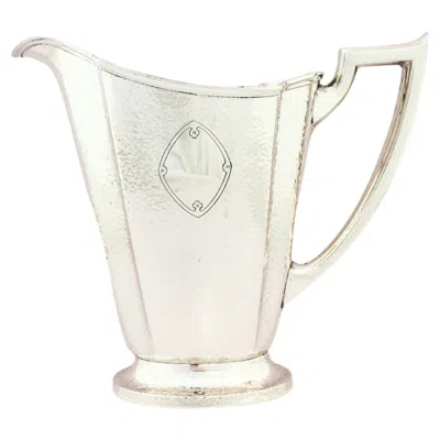 Pre-owned International Silver Sterling Silver Hammered Water Pitcher In Sand