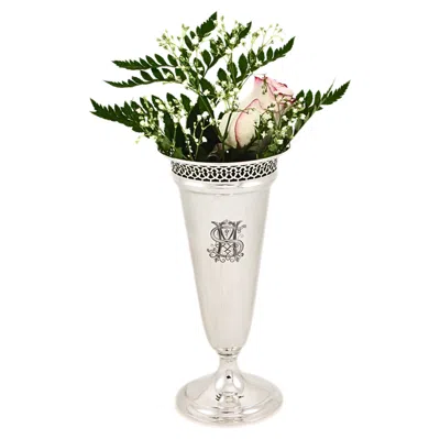 Pre-owned International Silver Sterling Silver Vase In Sand