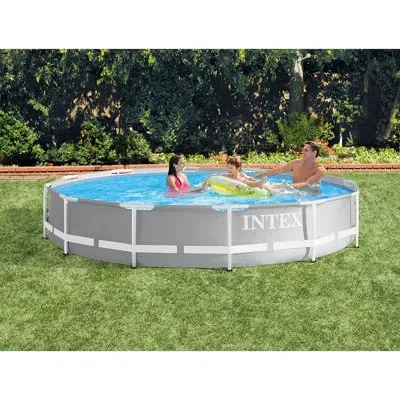 Intex 2.6' X 12' Steel Frame Set Pool