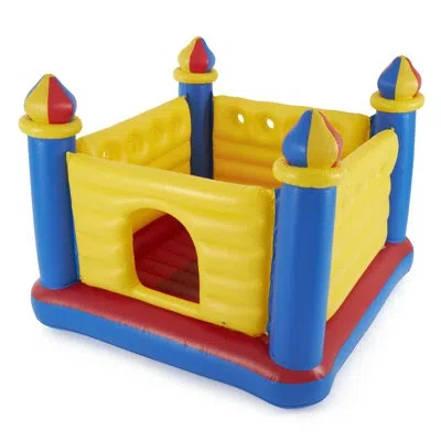 Intex 5.75' X 5.75' Bounce House In Red,blue,yellow
