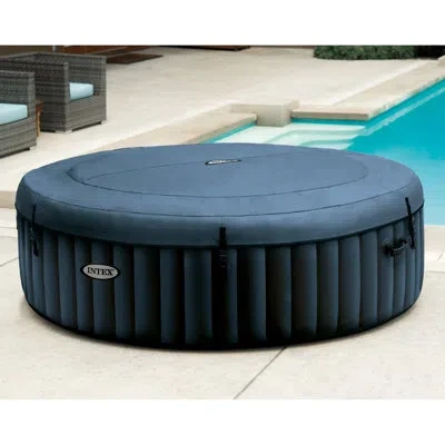 Intex 6 - Person 170 - Jet Vinyl Inflatable Hot Tub In Blue