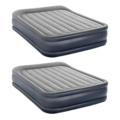 Intex Dura Beam 16.5'' Air Mattress In Gray