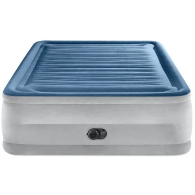 Intex Durabeam Comfortplush Air Mattress 22" Queen Blue Exclusive