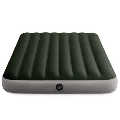 Intex Dura-beam Series Prestige Downy Inflatable 10" Air Mattress In Green