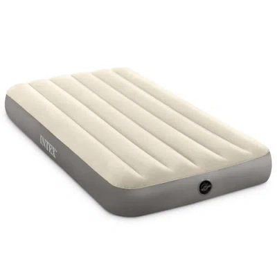 Intex Durabeam Standard Airbed Twin 10" Inflatable Mattress, Fibertech