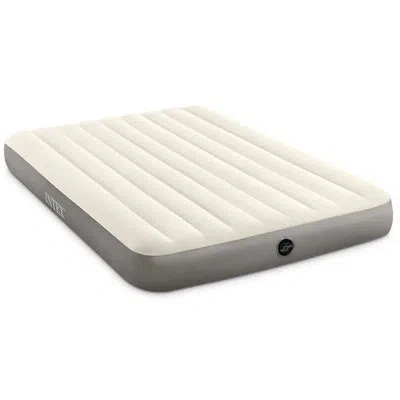 Intex Dura-beam Standard Series Single Height Inflatable Airbed In Beige