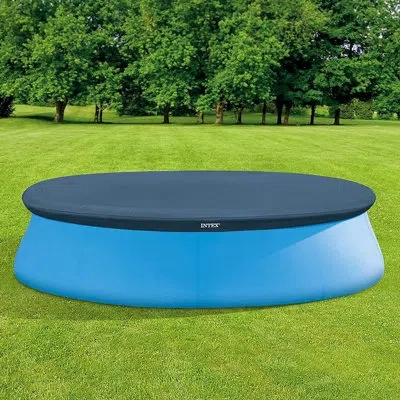 Intex : Easy Set Pool Debris Cover - 10ft Round - Blue, 12