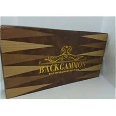 Intex Entertainment Heirloom Backgammon Board Game